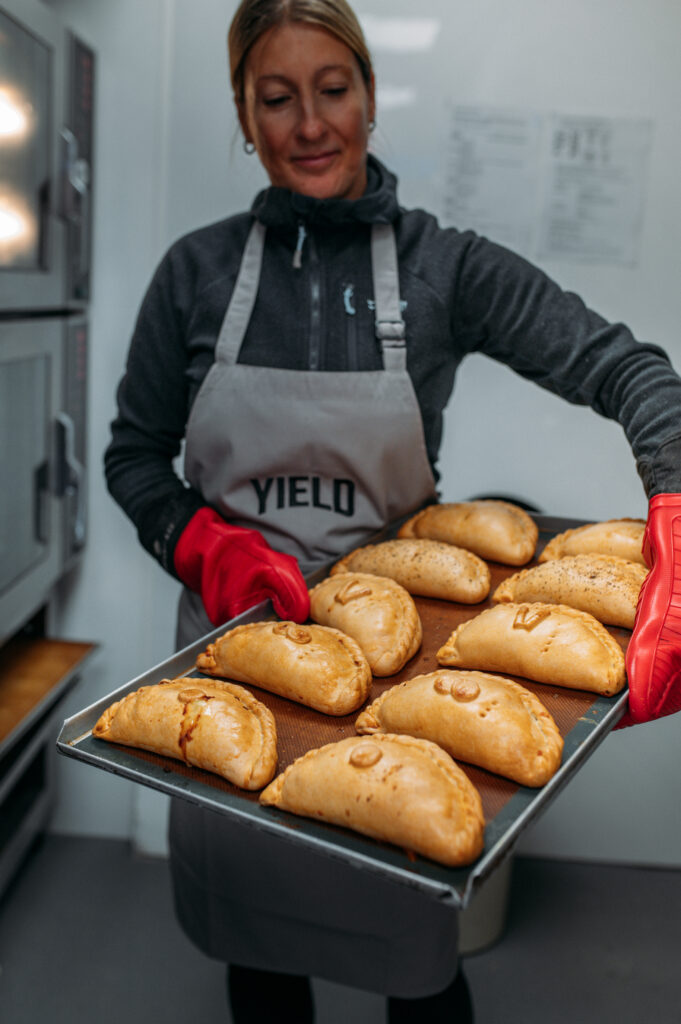 Yield Bakery counter detail, September 2025